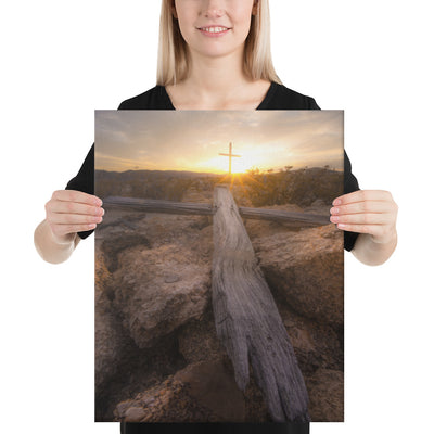 Terlingua Cemetery Sunset Canvas