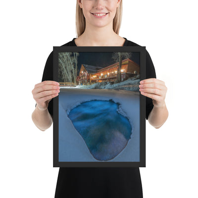 Sipapu Lodge Night Framed Matte