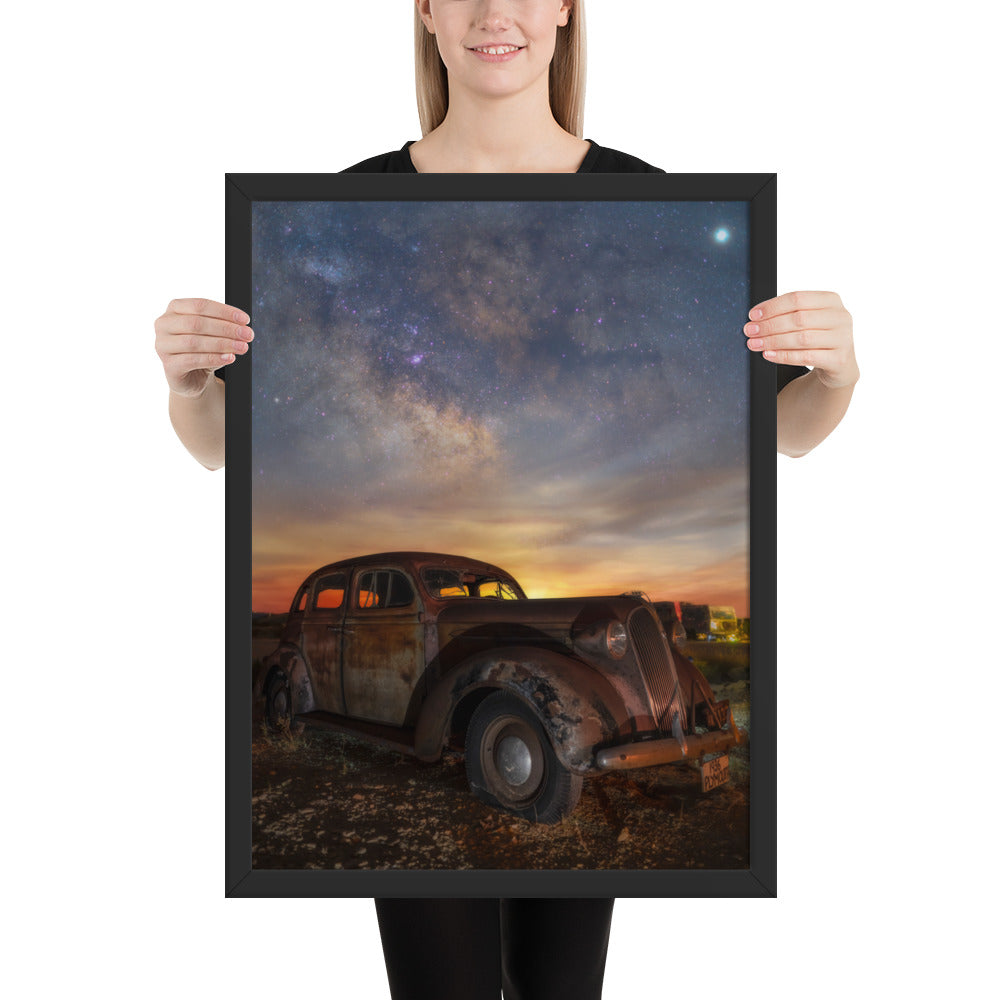 Terlingua Plymouth Framed Matte