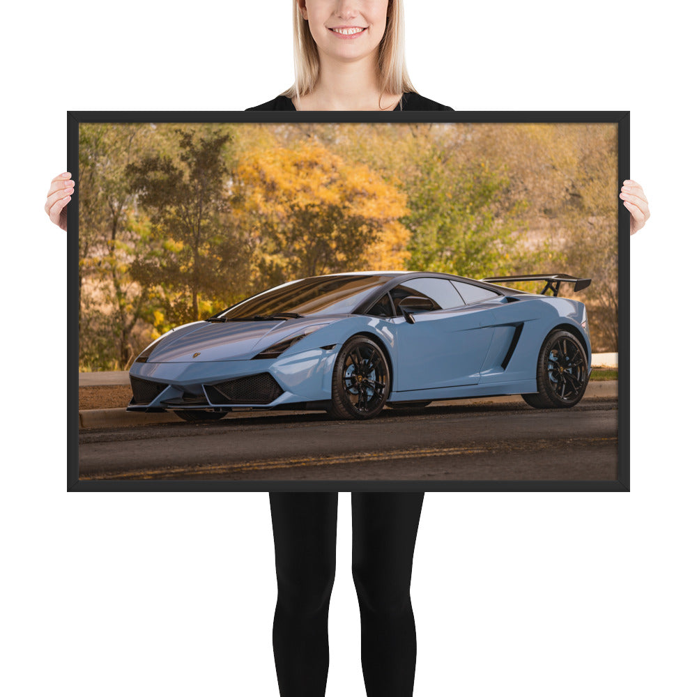 Lamborghini Gallardo Fall Framed Matte