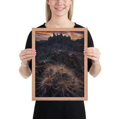 Mule Ears Sunrise Framed Matte