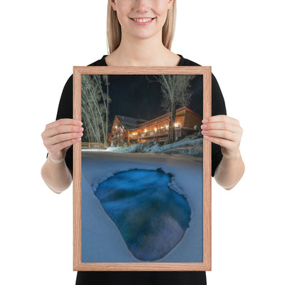 Sipapu Lodge Night Framed Matte