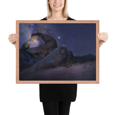 Mobius Arch Night Framed Matte
