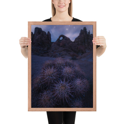 Eye of Alabama Hills Framed Matte