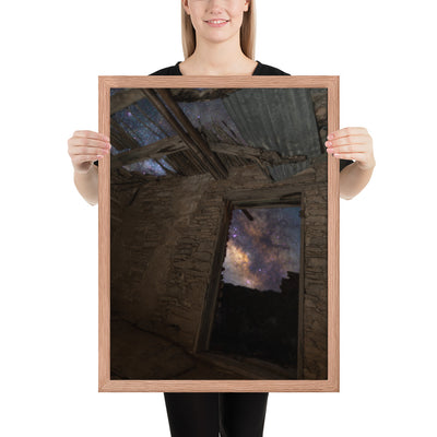 Terlingua Ruins Night Framed Matte