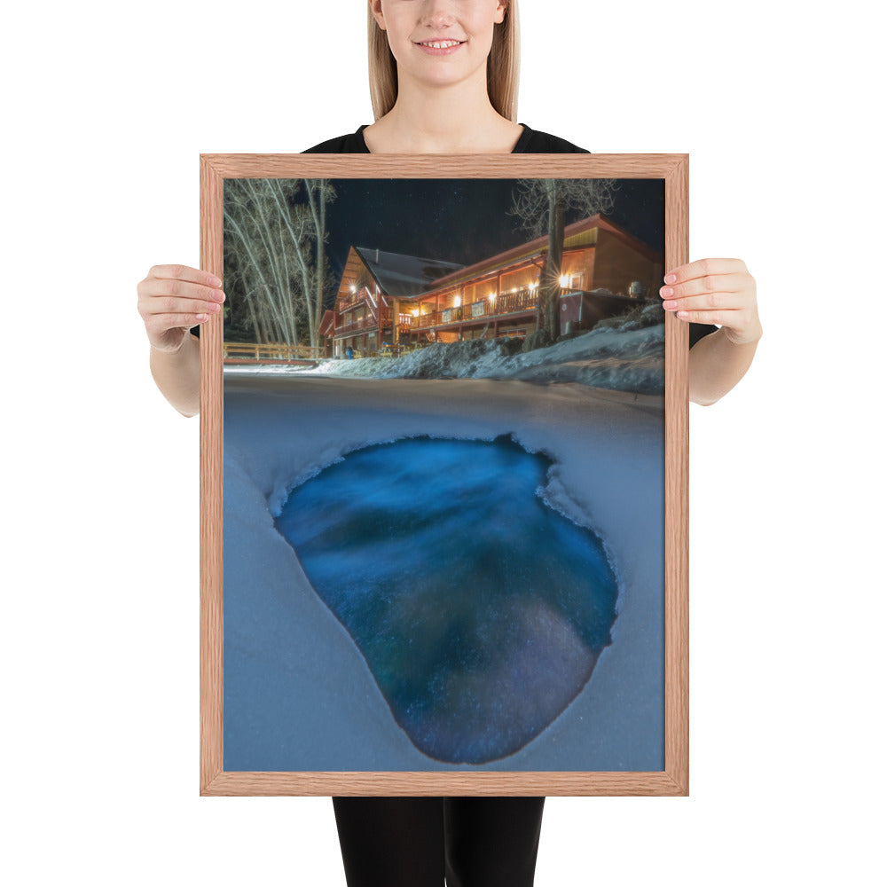 Sipapu Lodge Night Framed Matte