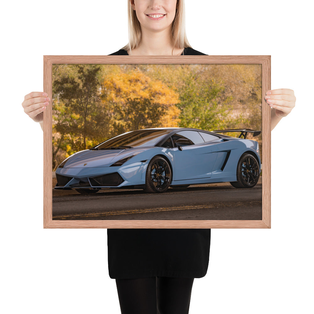Lamborghini Gallardo Fall Framed Matte