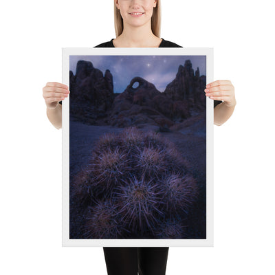 Eye of Alabama Hills Framed Matte
