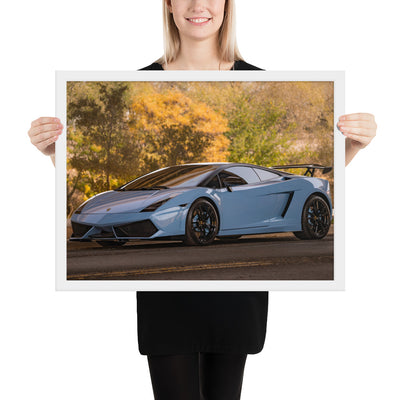 Lamborghini Gallardo Fall Framed Matte