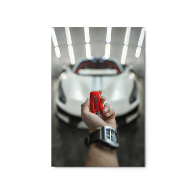 Ferrari 488 Pista Key Metal