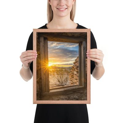 Terlingua Sunrise Framed Luster