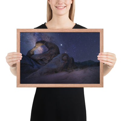 Mobius Arch Night Framed Luster