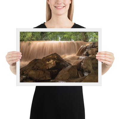 Silver Falls Overflowing Framed Luster