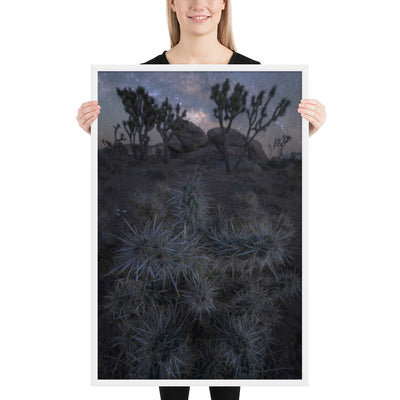 Joshua Tree Night Framed Luster